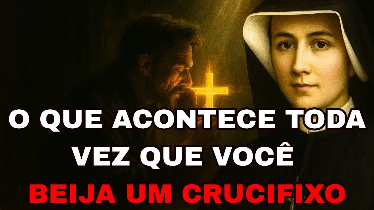 SANTA FAUSTINA REVELA: isso acontece sempre que você beija um crucifixo