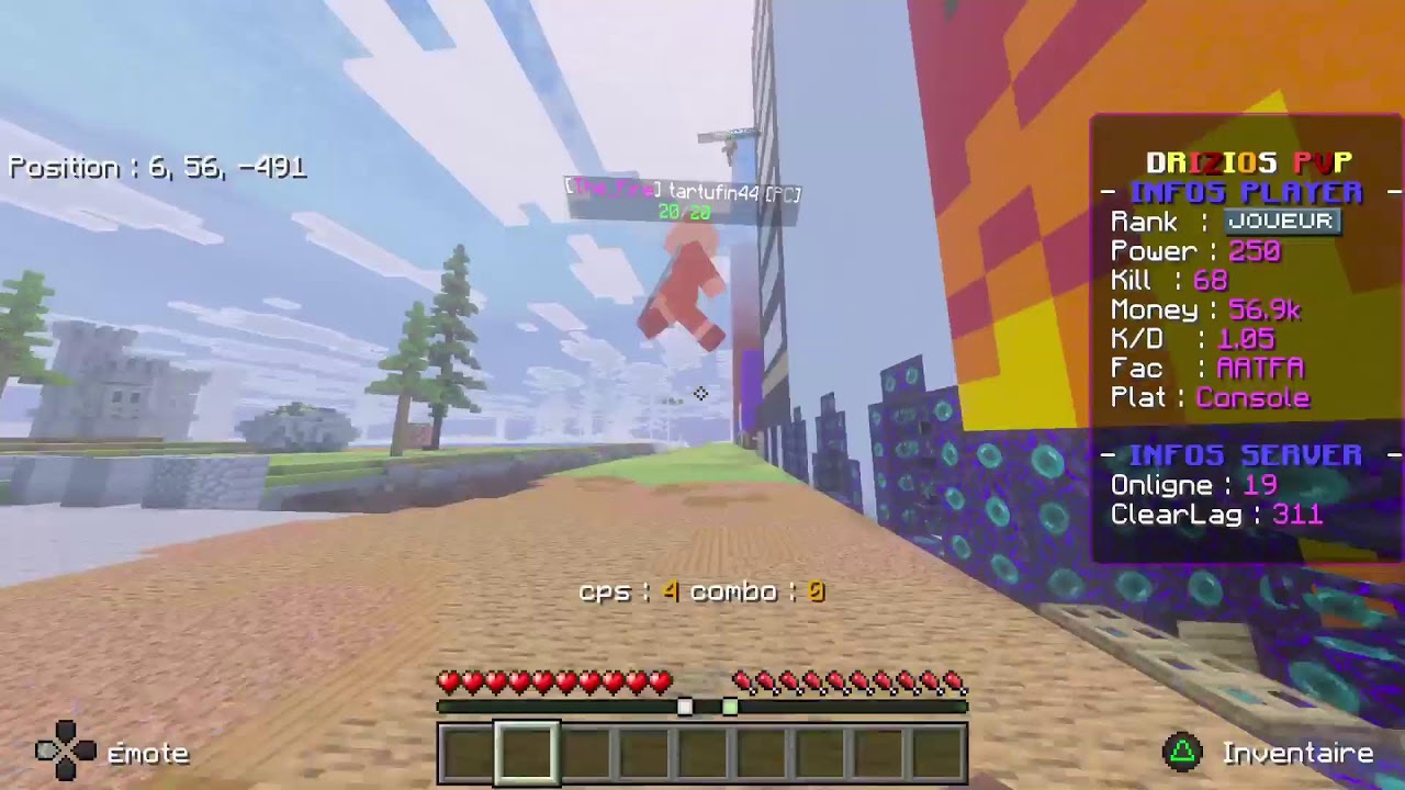 Live Minecraft pvpkit