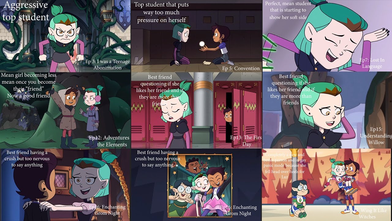 Amity evolving the more time she spends with Luz! - All Moments! (Lumity - The Owl House)