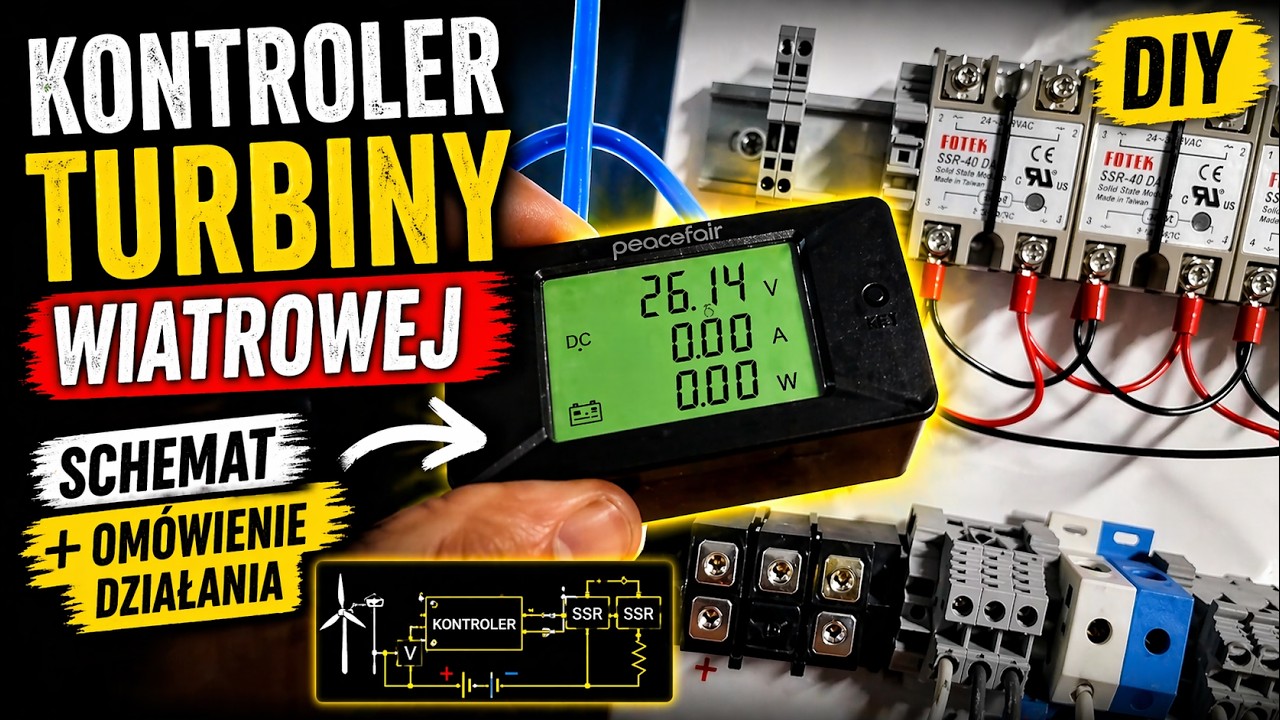 Kontroler Turbiny Wiatrowej – Schemat i Omówienie Działania / Wind Turbine Controller – Diagram