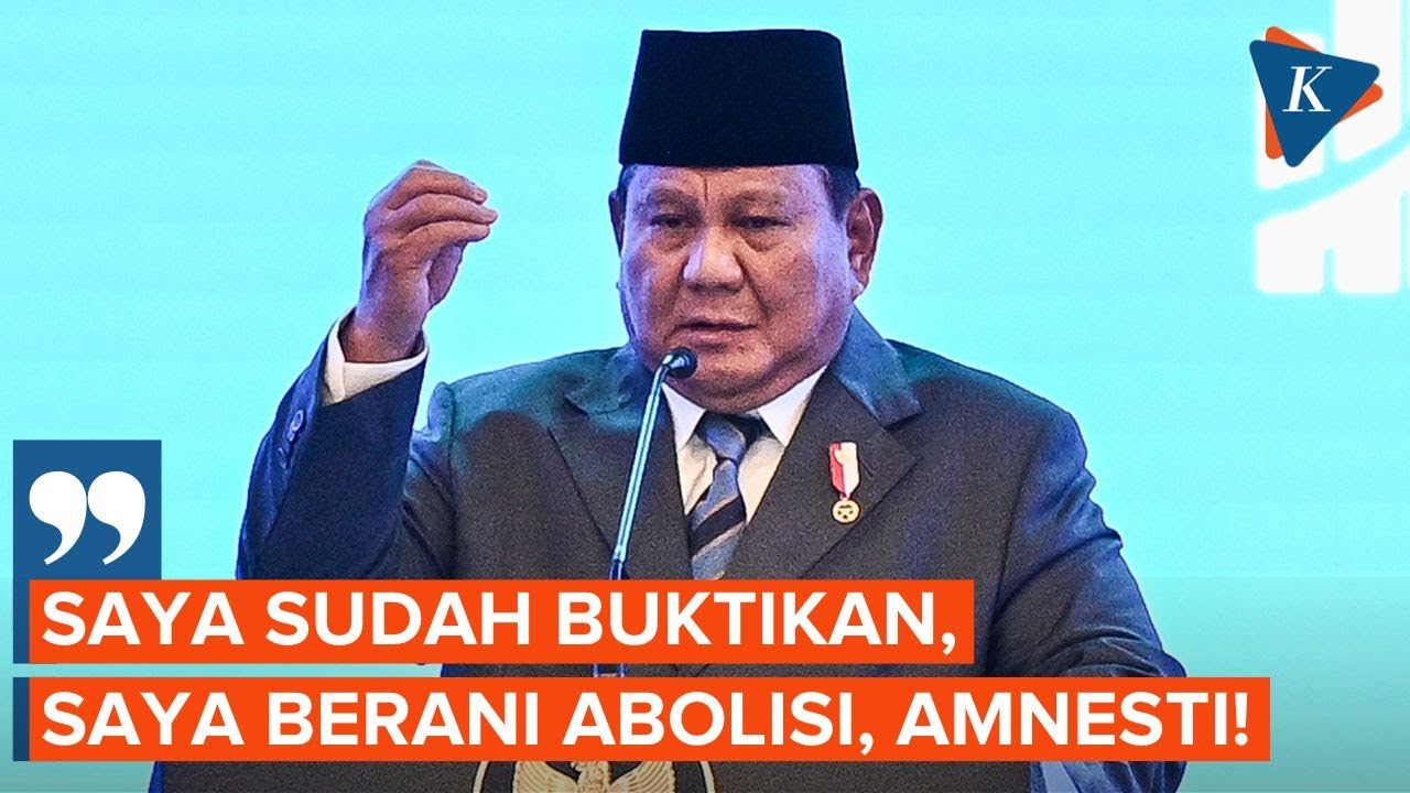Prabowo: Tidak Boleh Hukum Jadi Alat Politik, Saya Sudah Buktikan!
