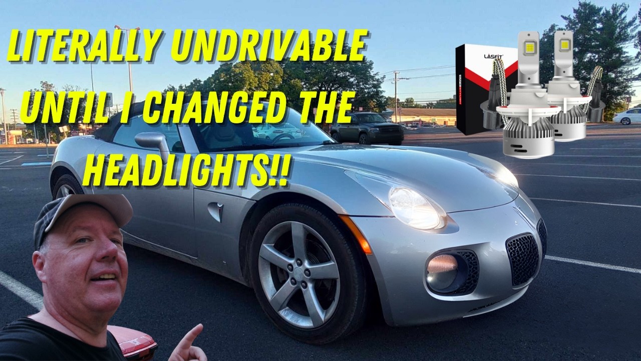 Pontiac Solstice U0073 Error Code Solved by Replacing Cheap LED's with New LASFit LED Headlights