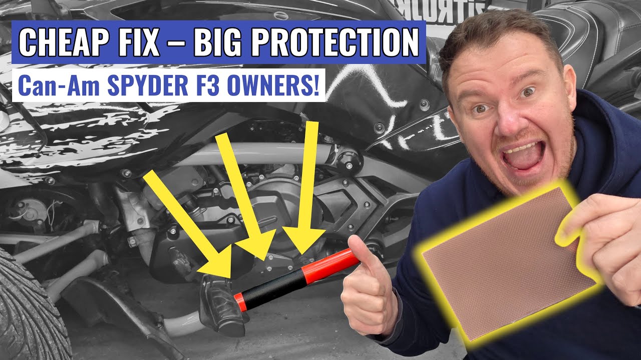 НЕДОРОГОЕ РЕШЕНИЕ БОЛЬШОЙ ПРОБЛЕМЫ на Can-Am Spyder F3!