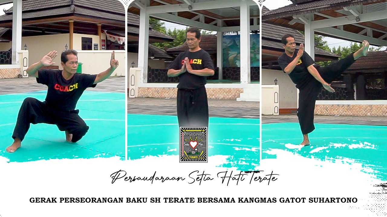 Kangmas Gatot Suhartono Saat Memperagakan Gerak Perseorangan Jurus Baku SH Terate