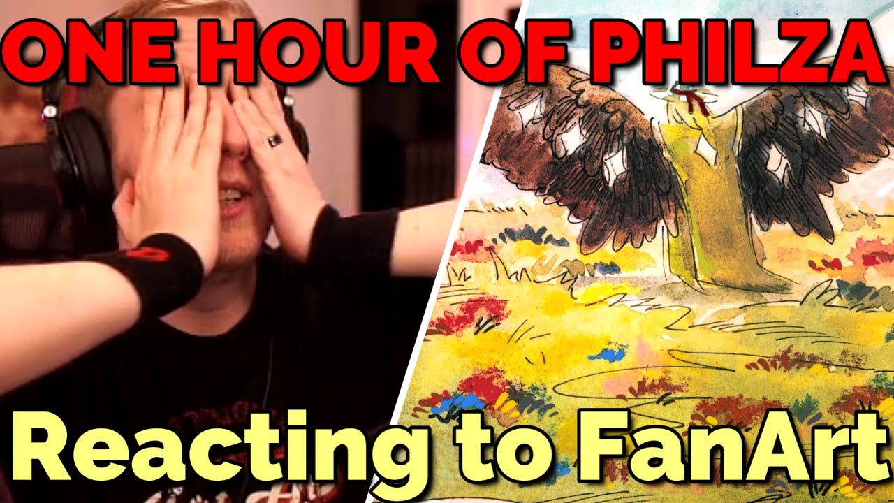 Philza Reacting to Fan Art for 1 hour in the Museum on QSMP Minecraft with Tallulah & Chayanne