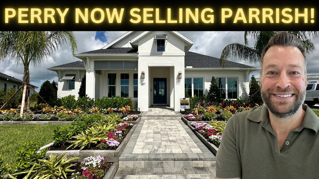 Обзор двух демонстрационных домов Perry Homes в Seaire, Парриш, Флорида | Планировки 2555 и 2968