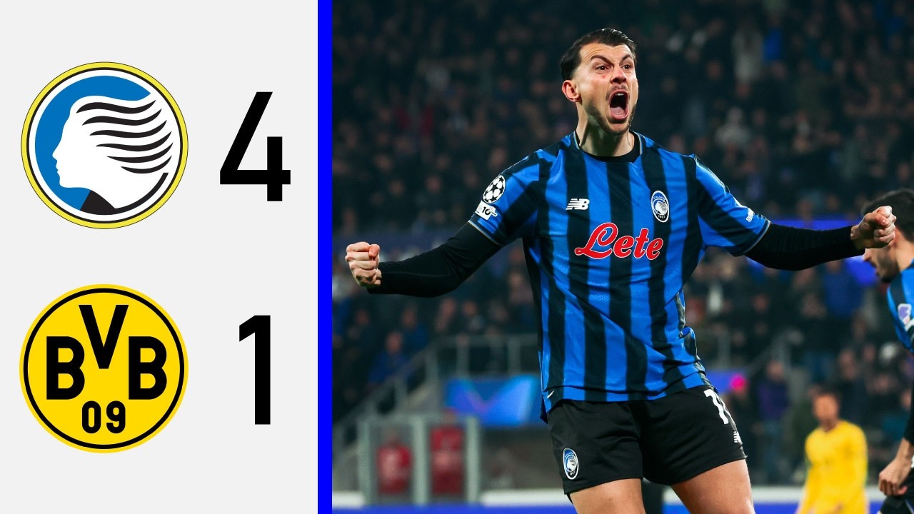 IMPRESA ATALANTA, RIBALTATO IL DORTMUND A BERGAMO! | Atalanta-Borussia Dortmund 4-1
