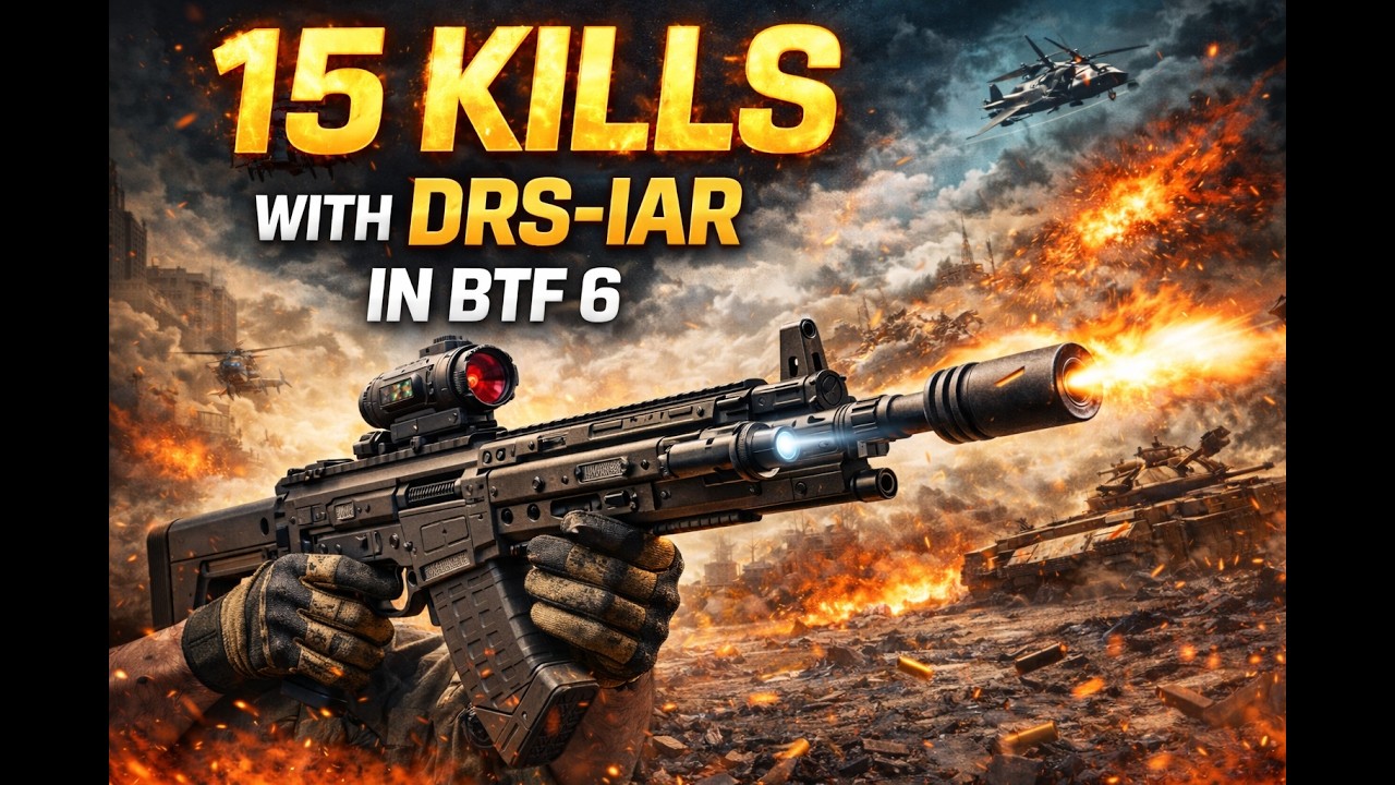 15 KILLS WITH DRS IAR, BTF 6 (4K Gameplay)