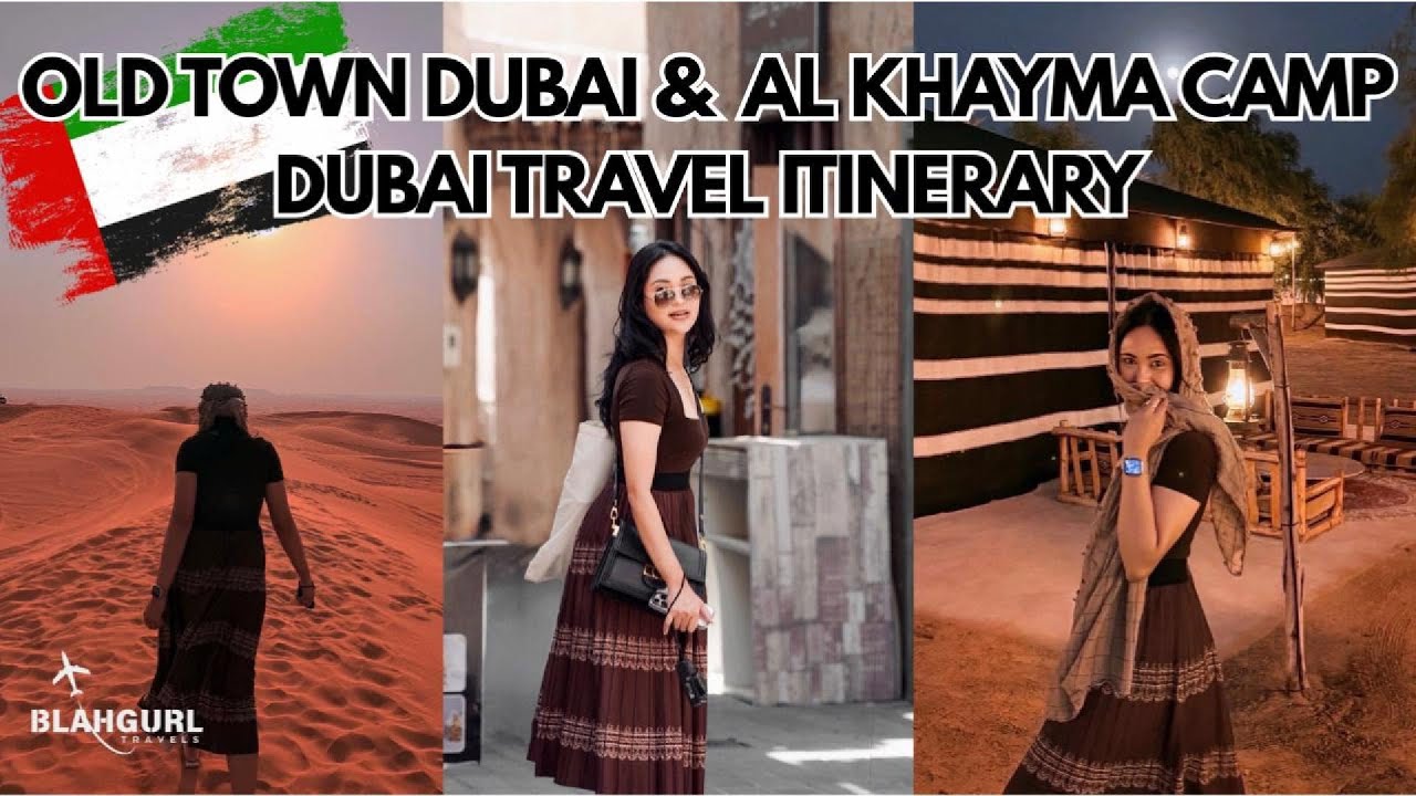 🇦🇪 Old Town Dubai & Al Khayma Camp | Rove Downtown Hotel Tour | Dubai Travel Vlog | part 2