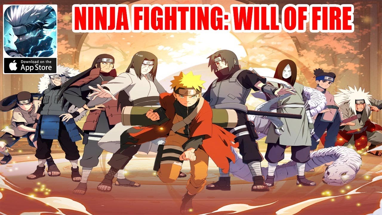 Ninja Fighting: Will Of Fire Gameplay - Naruto RPG iOS