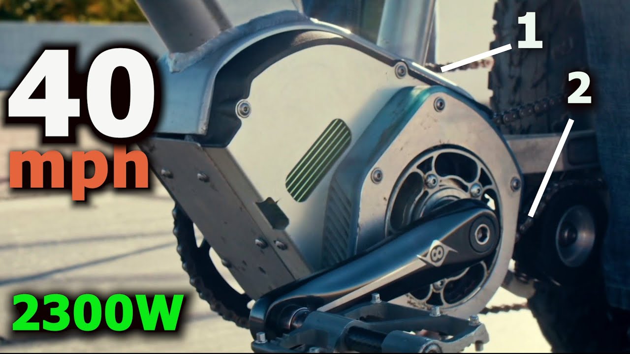 The Most Powerful DUAL Mid-Drive E-bike motor on the market! Biktrix XD