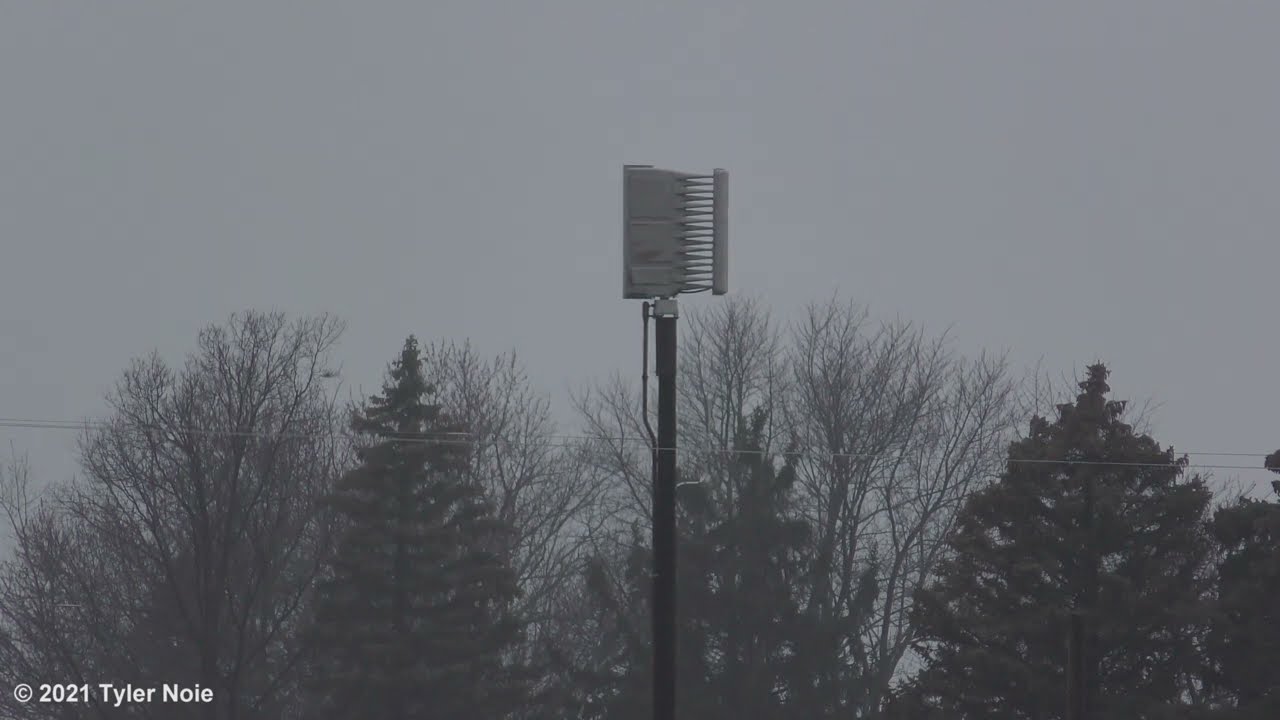 Monroe County, MI Whelen 3016 Siren Test - 12/29/21
