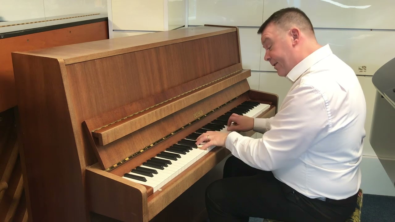 Second Hand Petrof P112 Upright Acoustic Piano | Rimmers Music