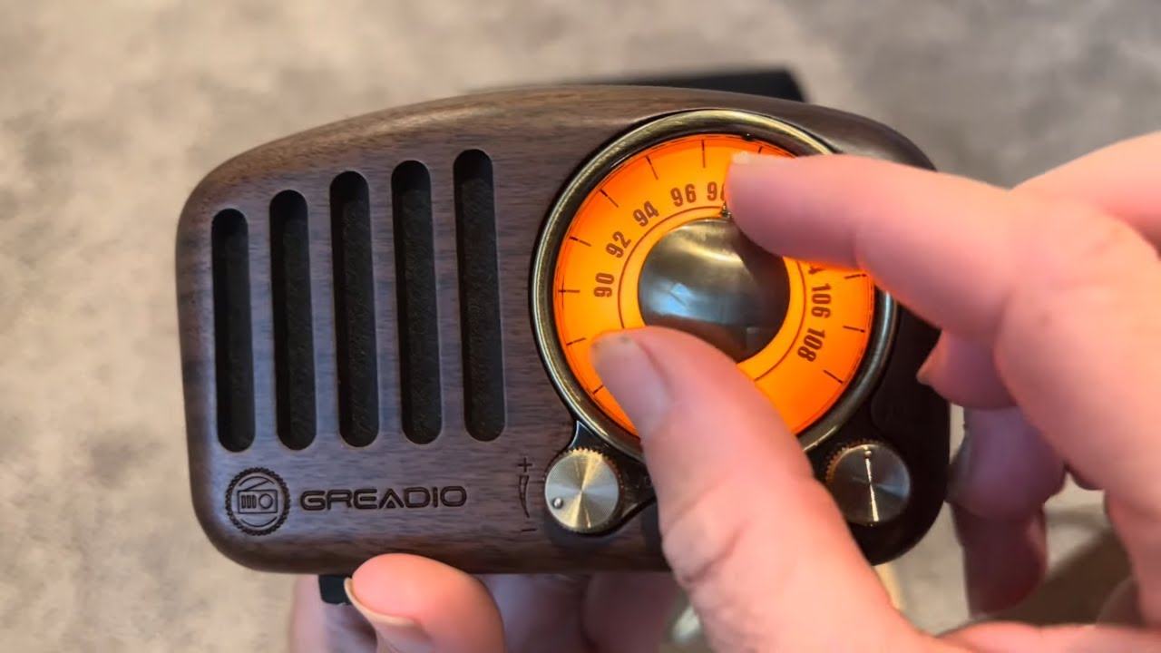 🔥ОБЗОР🔥 Винтажное радио Greadio в стиле ретро с Bluetooth и колонкой - FM-радио Greadio из орехов...