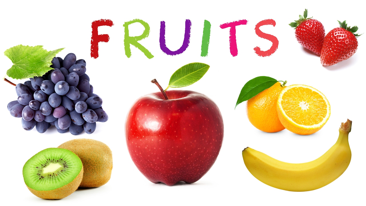 Fruit Names | Learn Fruits for Kids | English Words for Children