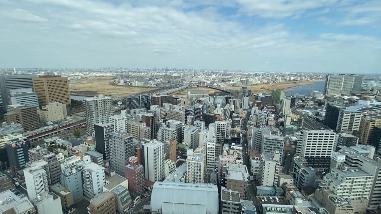 川﨑スカイデッキは最高の眺めです。