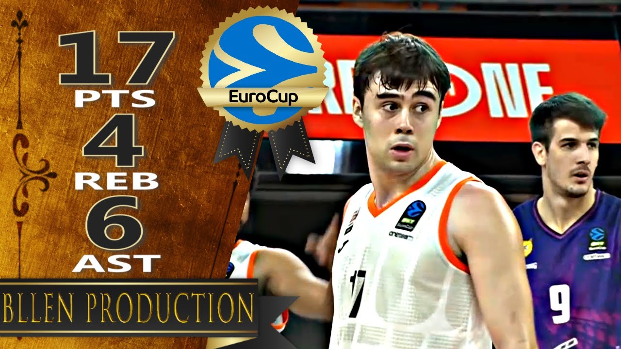 Juan Nunez ('04) - 17 Pts, 6 Ast Highlights｜ratiopharm Ulm vs Dreamland Gran Canaria｜2023.12.12