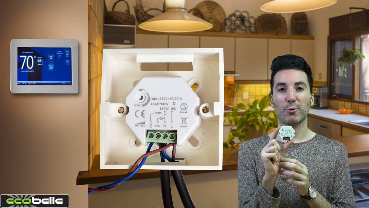 ECOBELLE® Smart Dimmer per LED (max 150W) e illuminazione tradizionale (max 200W)