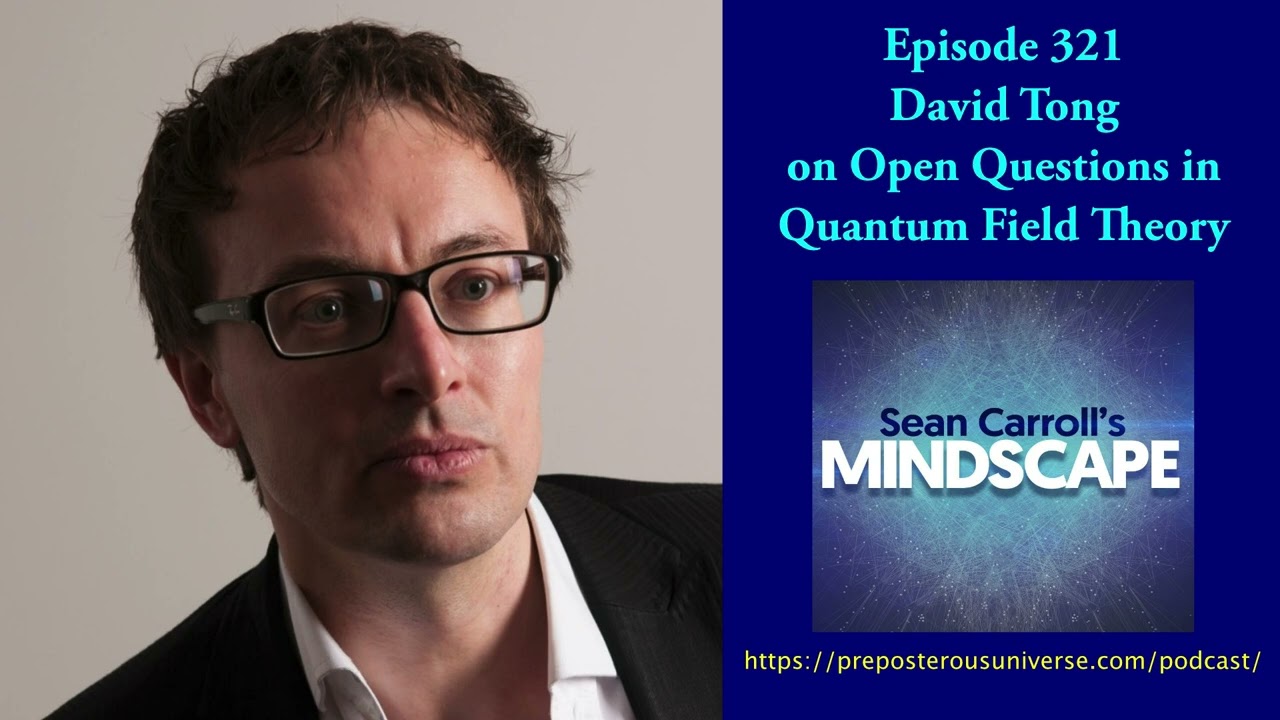 Mindscape 321 | David Tong on Open Questions in Quantum Field Theory