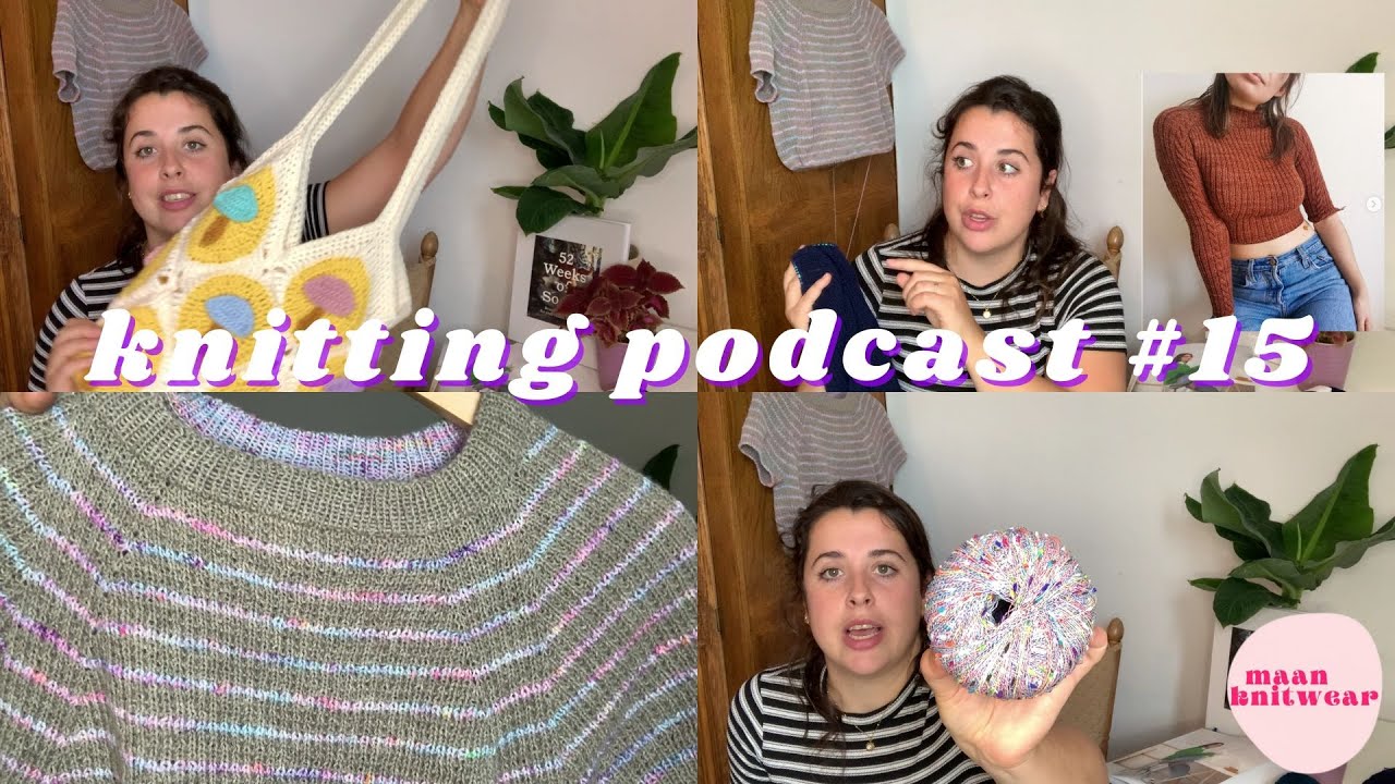 Knitting Podcast #15: Bear Paw Socks, Friday Tee Progress & Exploring Rico Make It Tweed!