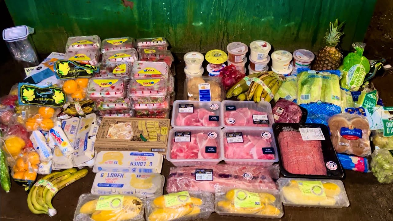 Dumpster Diving Aldi #85 HUGE Free Food Score!