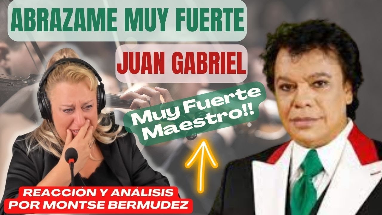 JUAN GABRIEL | ABRAZAME MUY FUERTE | Bellas Artes - ANALISIS Y REACCION