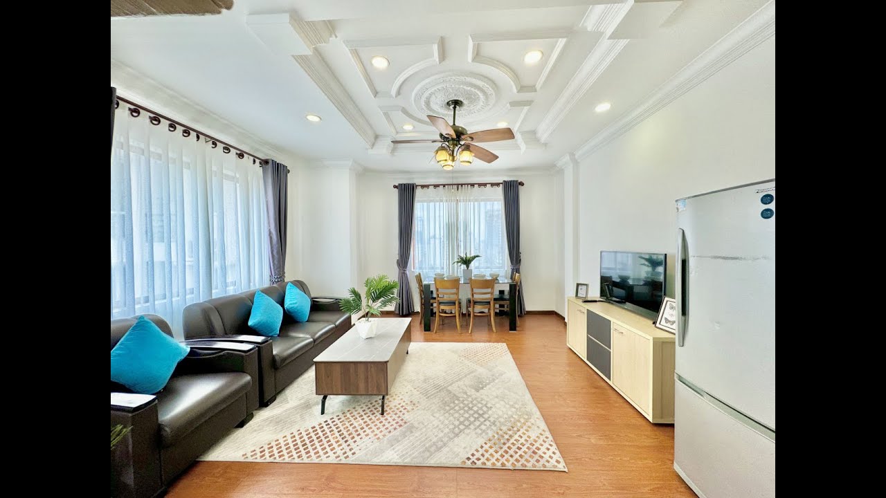 BKK1 | Furnished 3 Bedrooms Serviced Apartment (150sqm) For Rent