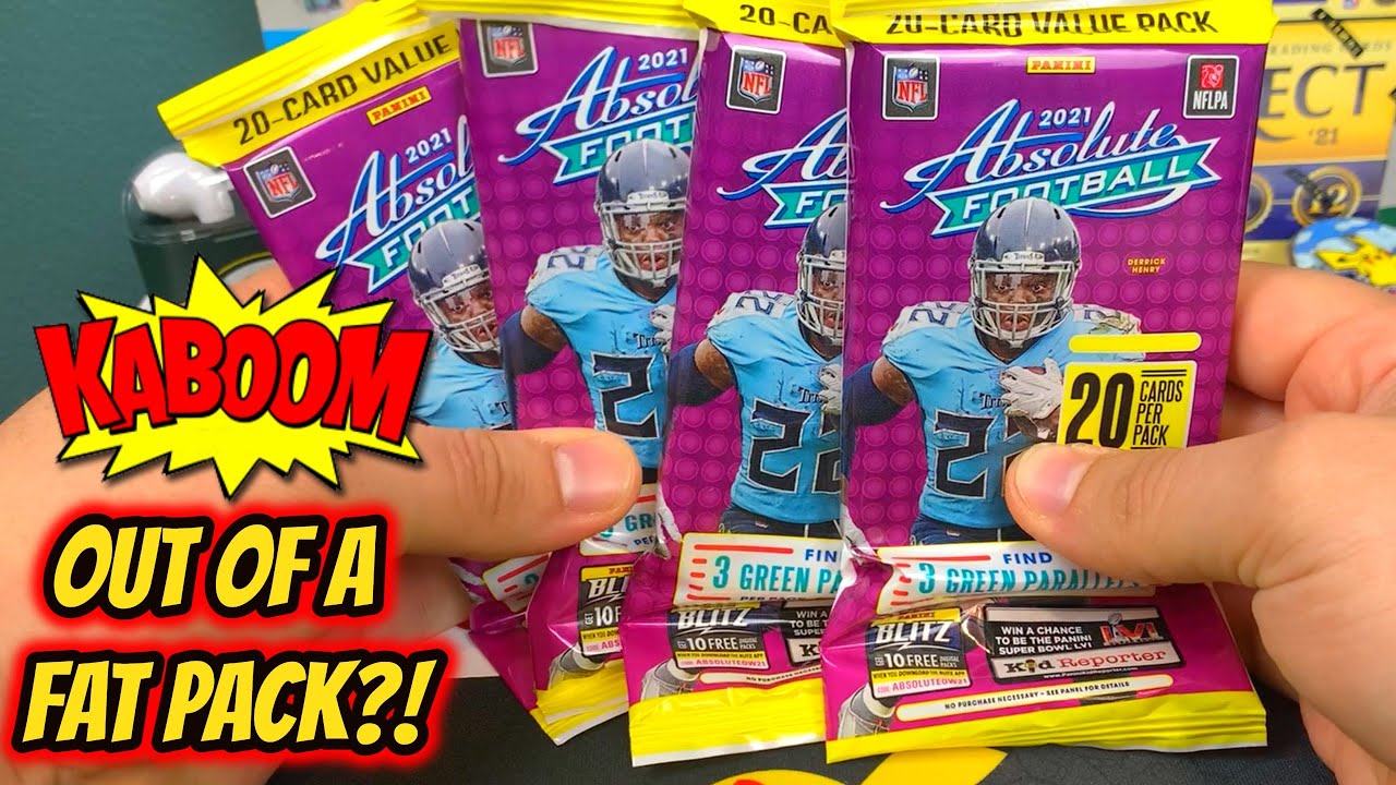 KABOOM OUT OF A PANINI VALUE PACK!? | 2021 Panini Absolute Football