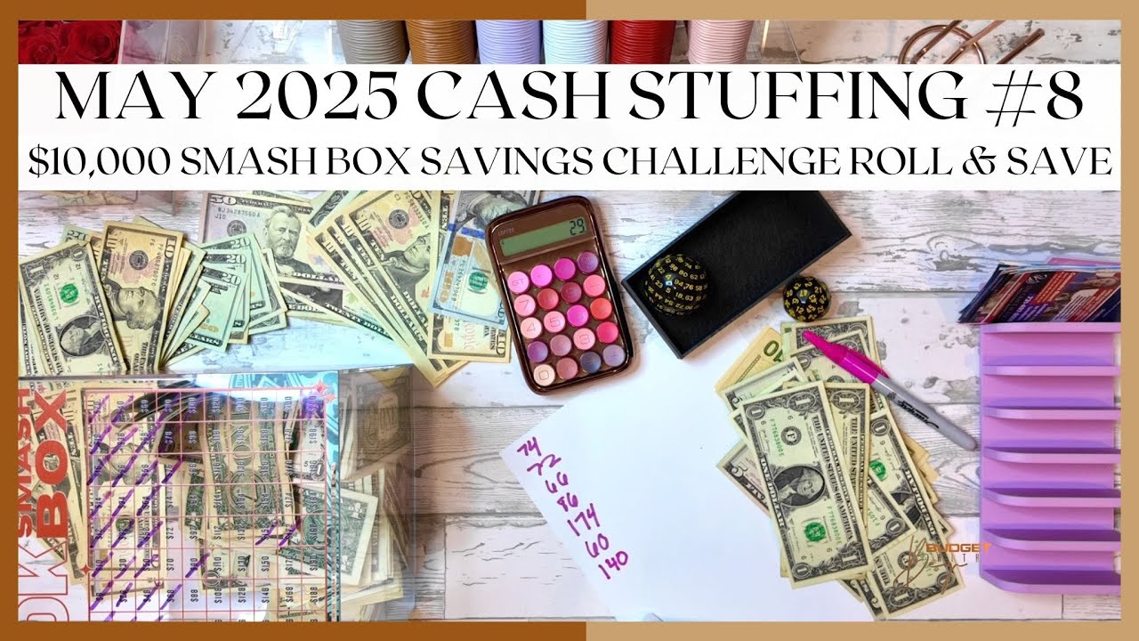 $962 CASH STUFFING | MAY 2025 | $10,000 SMASH BOX SAVINGS CHALLENGE FUNDAY | #SAVINGSCHALLENGES