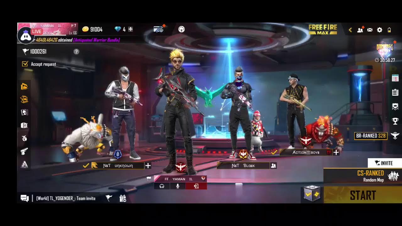 FF YAMAN IL NOW LIVE  Tamil Free Fire MAX : 👍 Good stream | Playing Squad | Streaming with Turnip