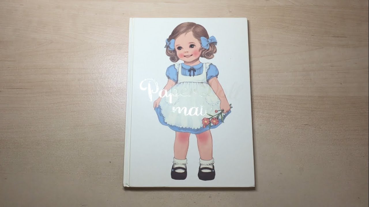 Paper Doll mate - Korean Coloring Book Flip Through