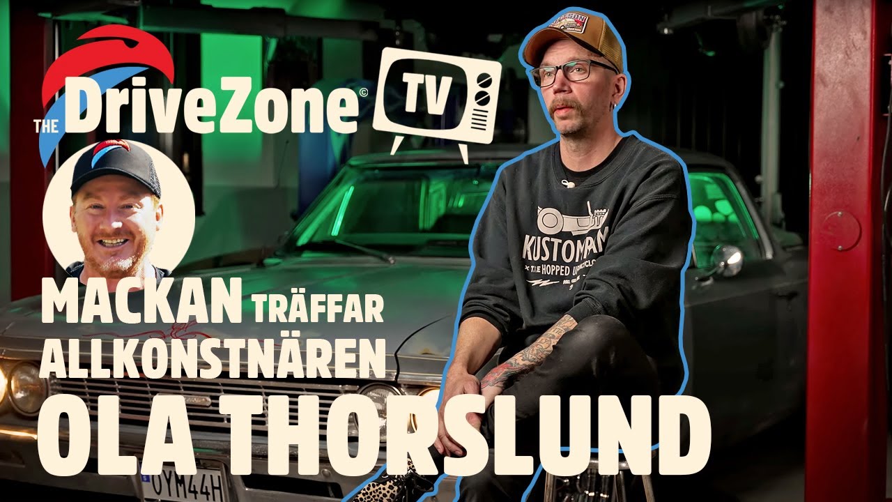 Mackan träffar bilbyggaren, pinstriparen och flamlackeraren Ola Thorslund!