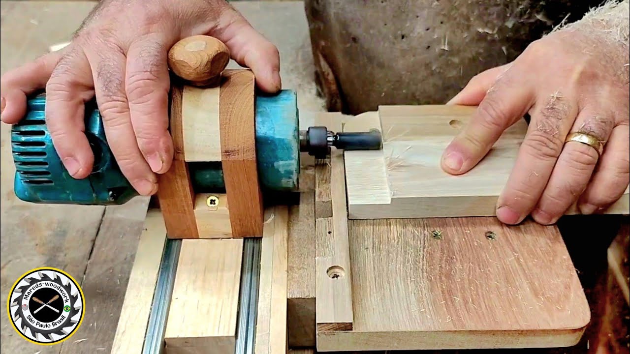 IDEIA BRILHANTE - Como fazer gabarito para  FURO, ESPIGA E MEIA MADEIRA USANDO TUPIA MANUAL #DIY