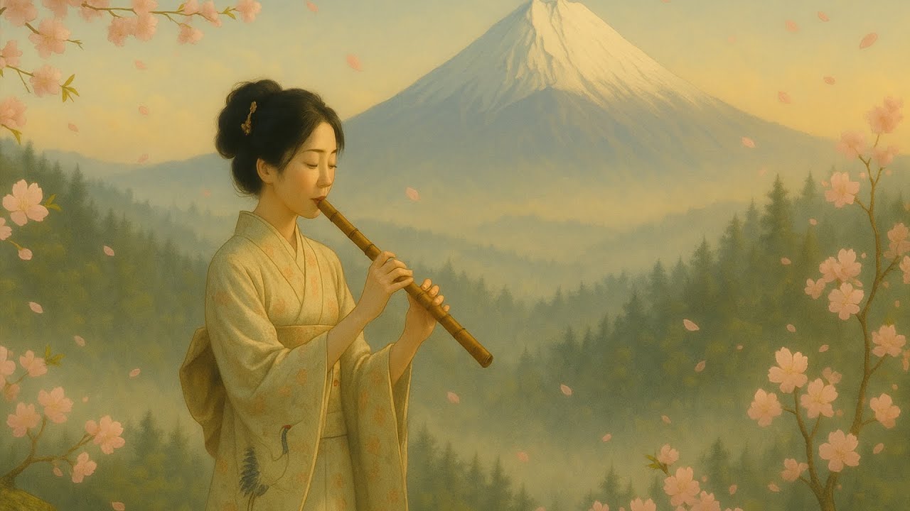 🌿Traditional Japanese Flute & Koto | Music for Deep Sleep
