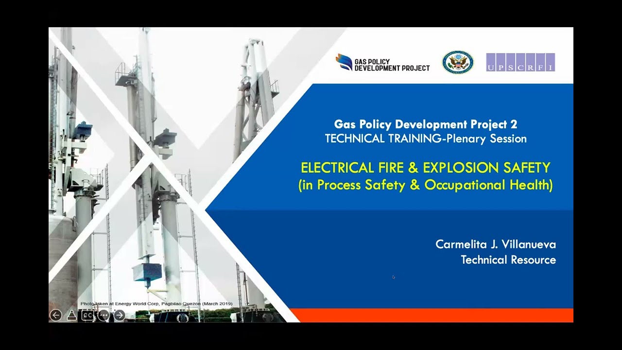LNG Intro Course:  Electrical/Fire and Explosion Safety