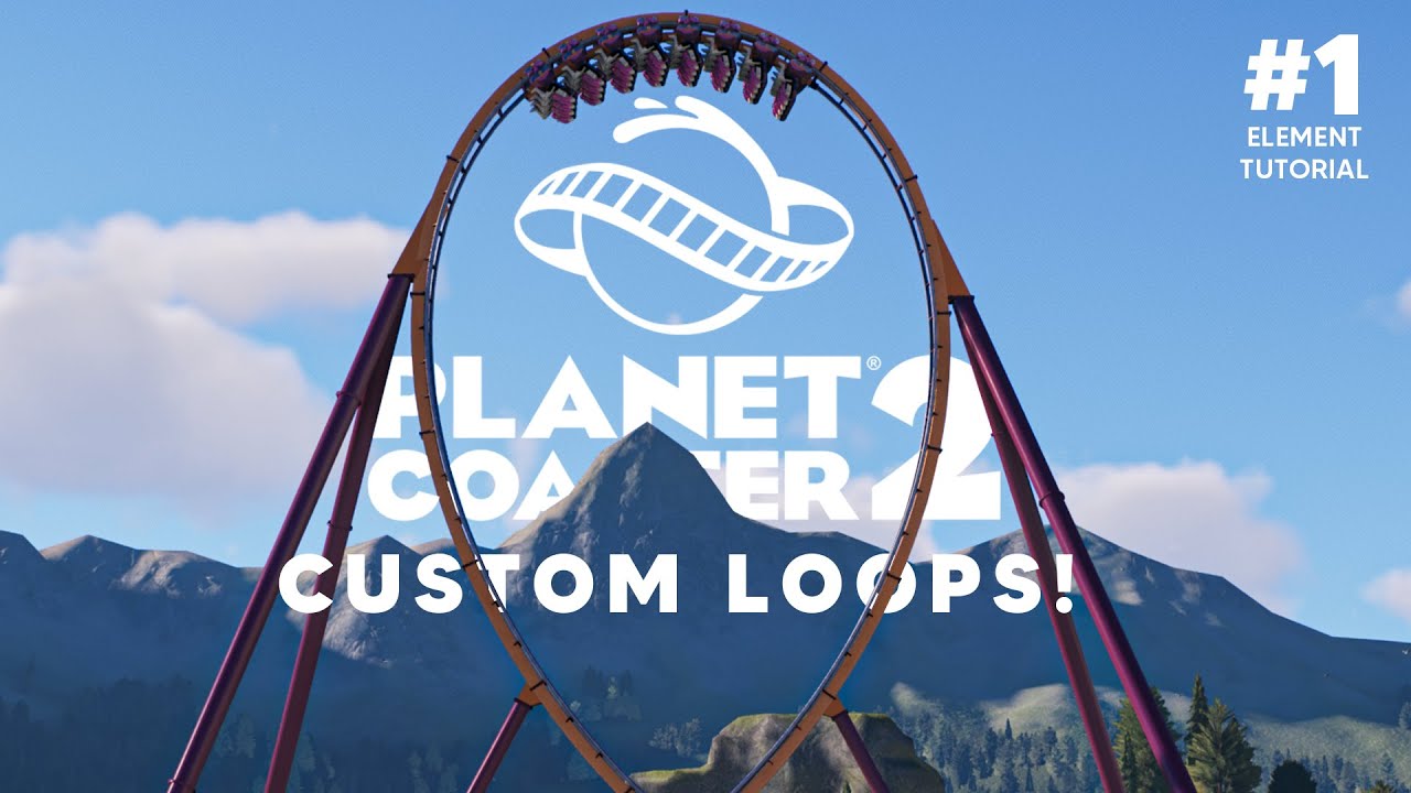 Как создавать ПЛАВНЫЕ пользовательские петли в Planet Coaster 2!