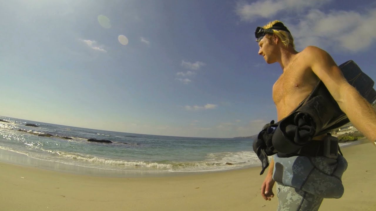 Freediving Laguna Beach California gopro hero3+ black underwater