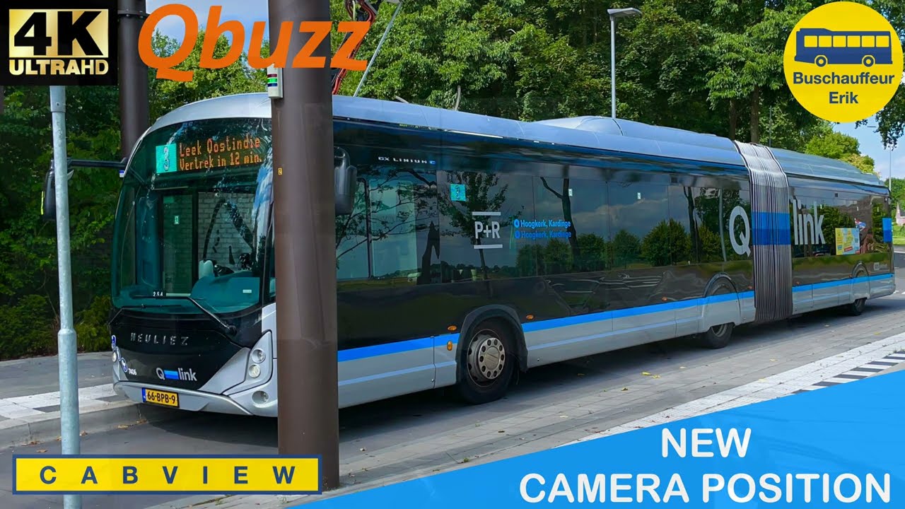 [4K] Qbuzz buslijn 3: Groningen Lewenborg - Hoofdstation | Qbuzz Groningen Drenthe | 2022