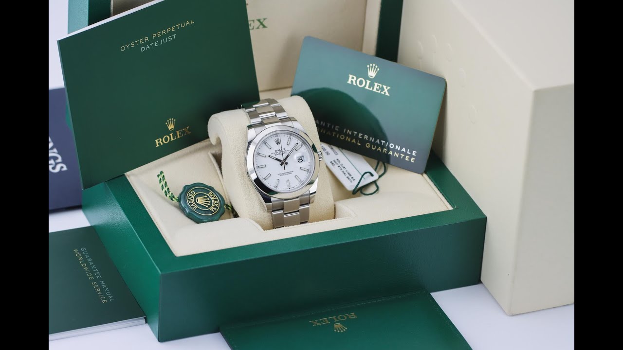 Rolex Datejust 41 126300 | 2024 White Dial | Full Set | £7,250 | The Swiss Link Huddersfield