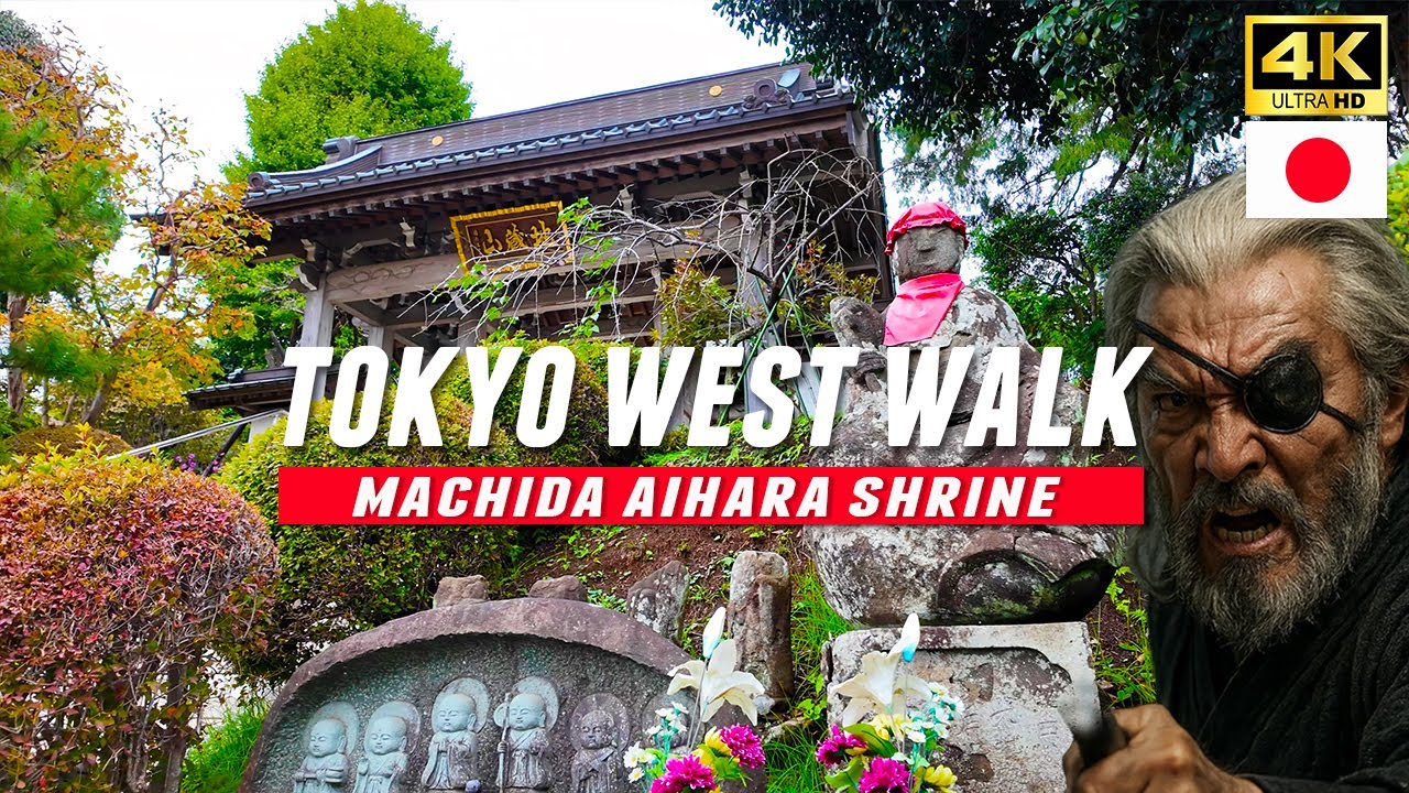 Japan travel / Machida Historic Walk to Aihara Hachimangu Shrine , Tokyo / 4K UHD