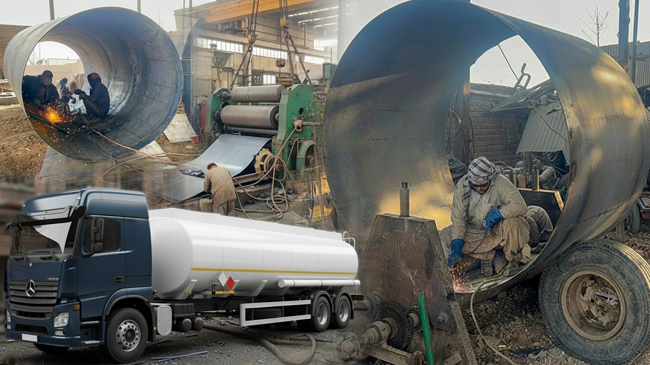 Amazing Manufacturing Process Of A 14,000-Liter Massive Fuel Tank