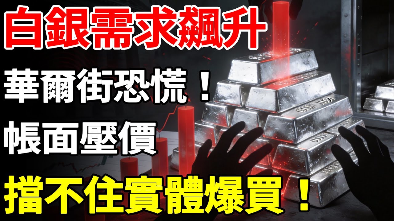 白銀需求飆升，華爾街恐慌！帳面壓價擋不住實體爆買！戰略儲備計畫背後的金庫危機！