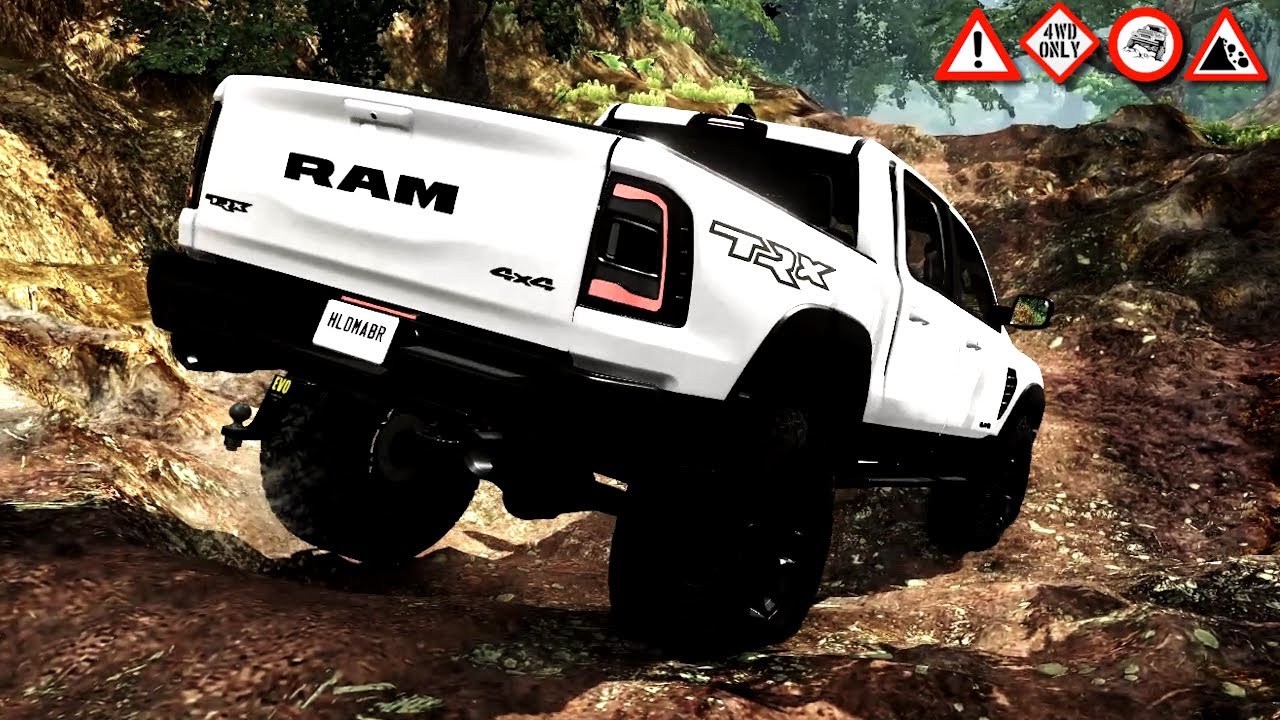 Hold My Beer… I Drove a Dodge RAM on a Brutal Off-Road Map 😎 | BeamNG.drive