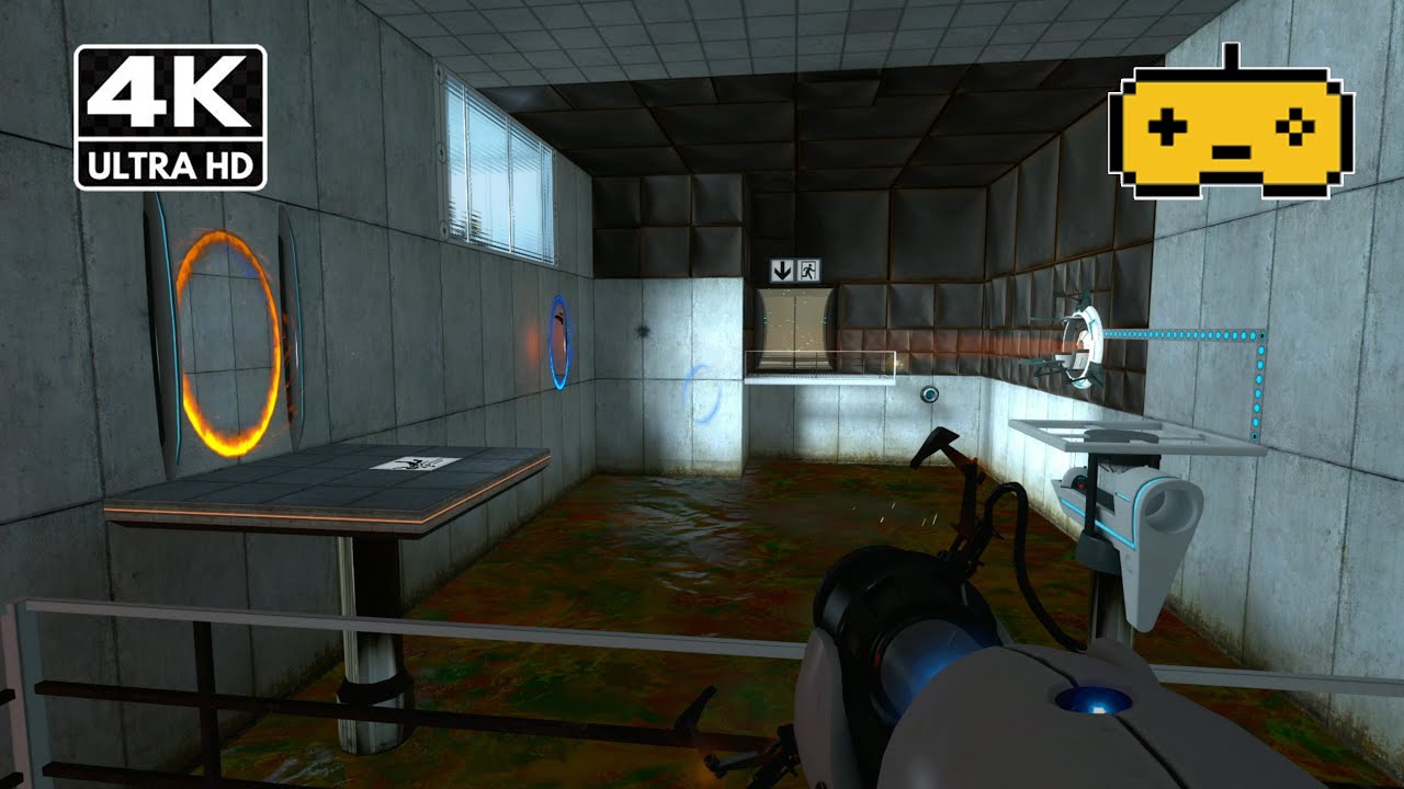 The Mind-Bending Unique Beauty Puzzles of Portal(2007) - A 25-Minute Gameplay Video in 4K