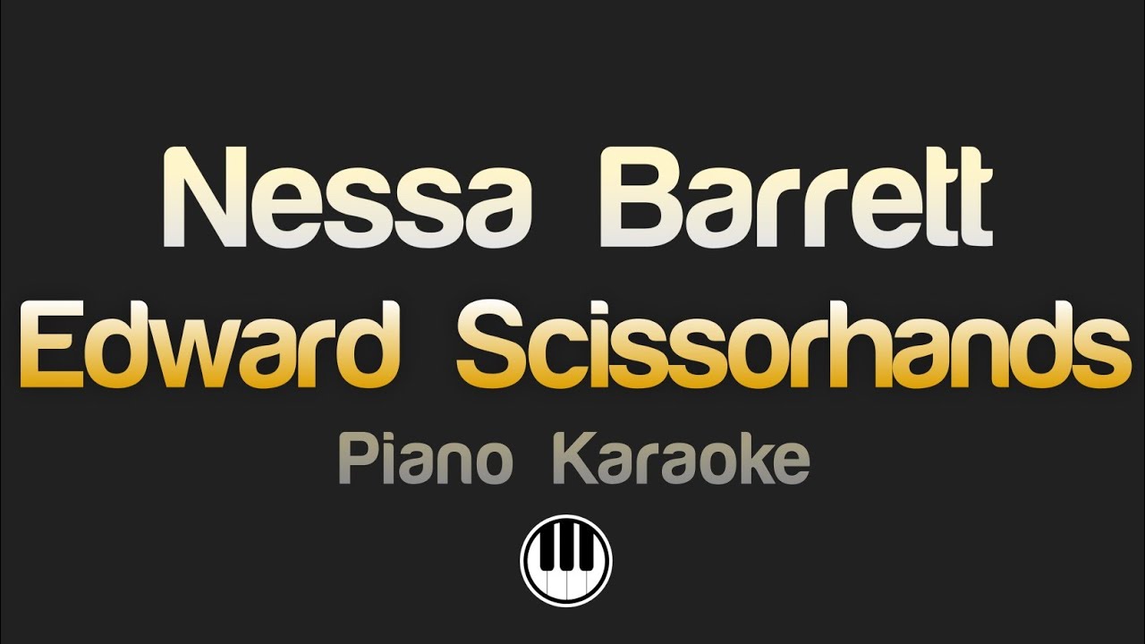 Nessa Barrett - Edward Scissorhands (Karaoke)