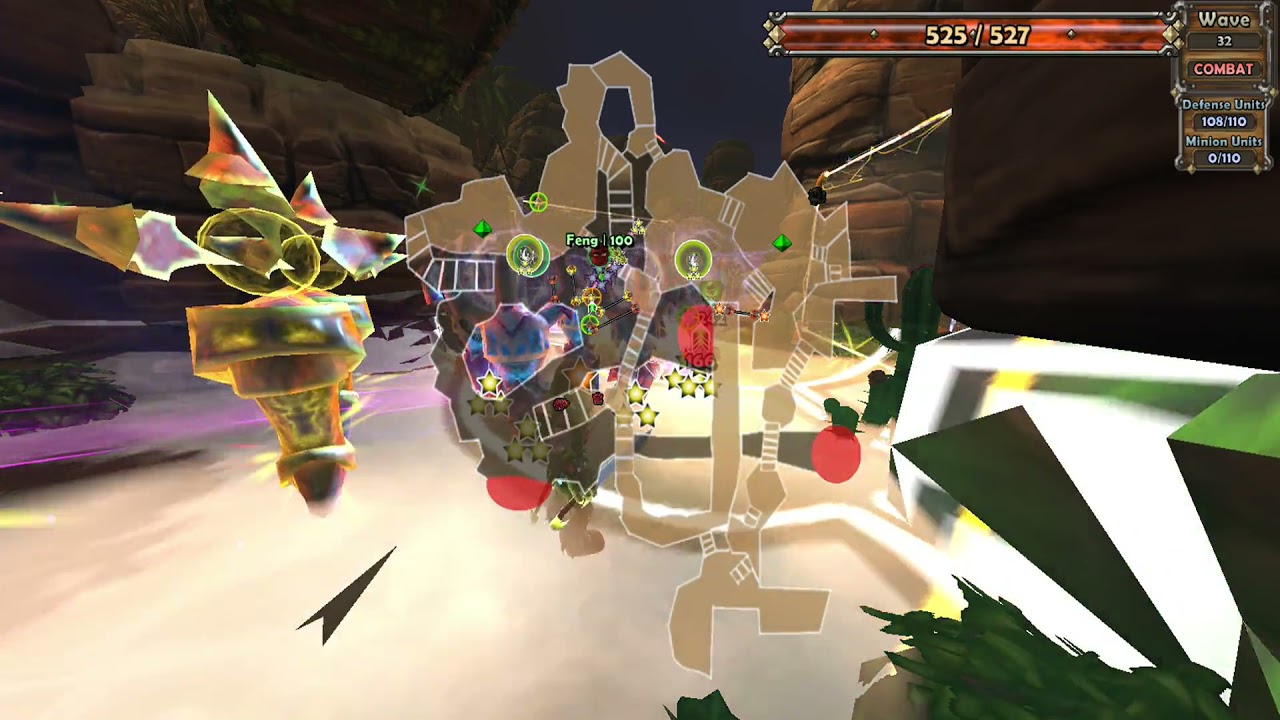 Dungeon Defenders Redux - Survival - Town in Cliffs - Ascension Ruthless