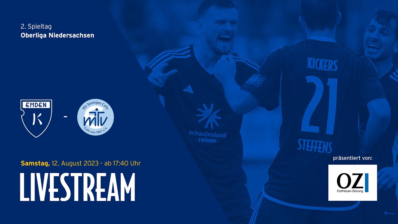 LIVE: Kickers Emden vs. MTV Eintracht Celle
