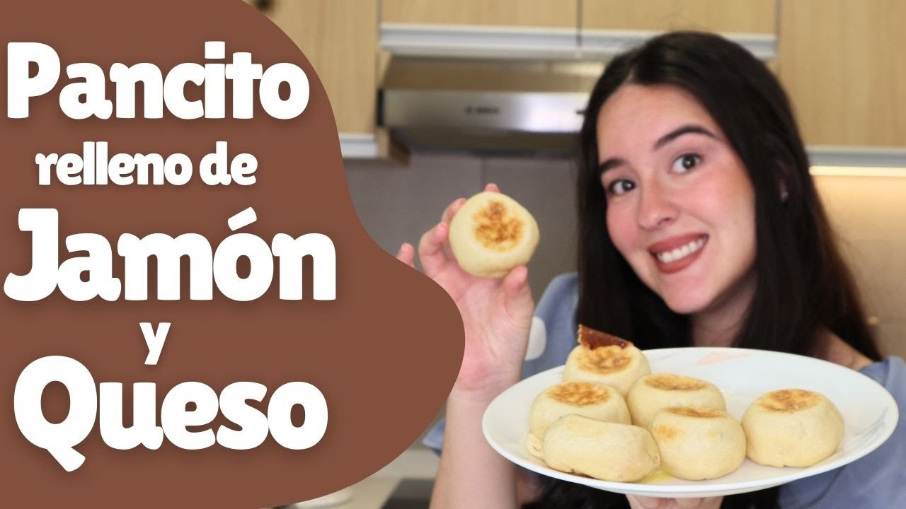 PAN relleno de JAMÓN Y QUESO VIRAL sin HORNO!