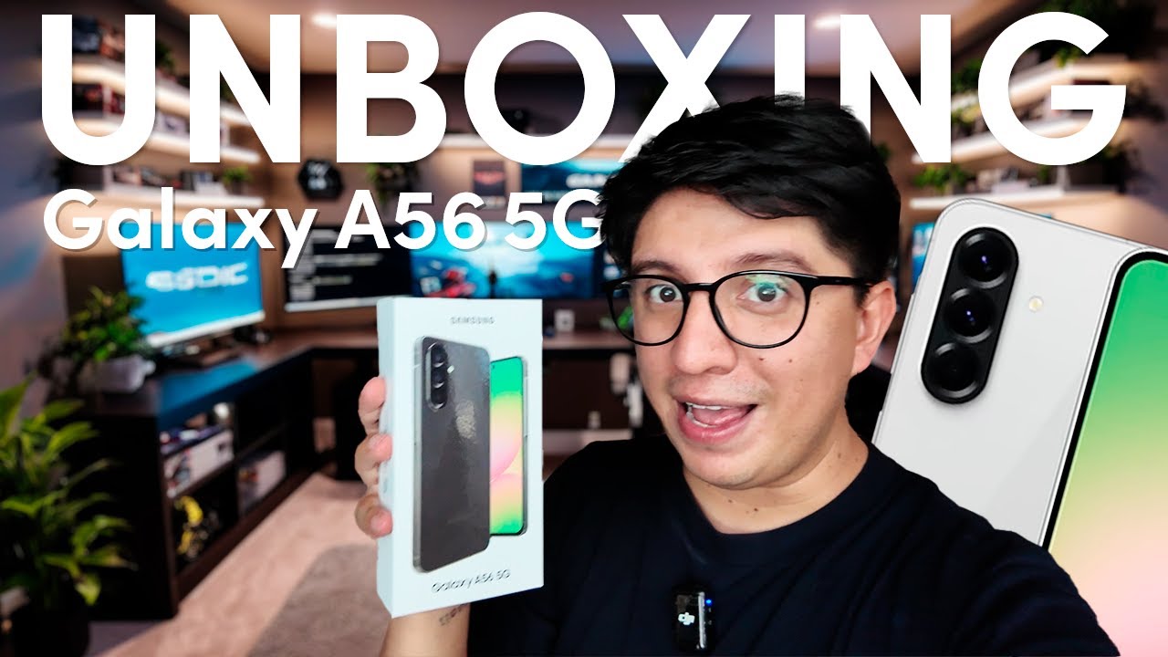 Galaxy A56 5G: ¿el mejor gama media 2025? (Unboxing en español)