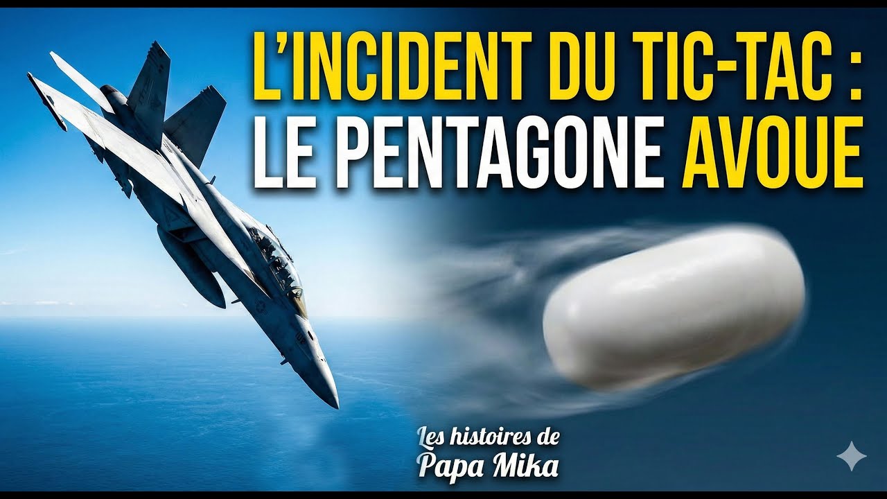 Il pourchasse un OVNI du Tic-Tac à bord de son F-18 : la vidéo qui a terrifié l'US Navy !